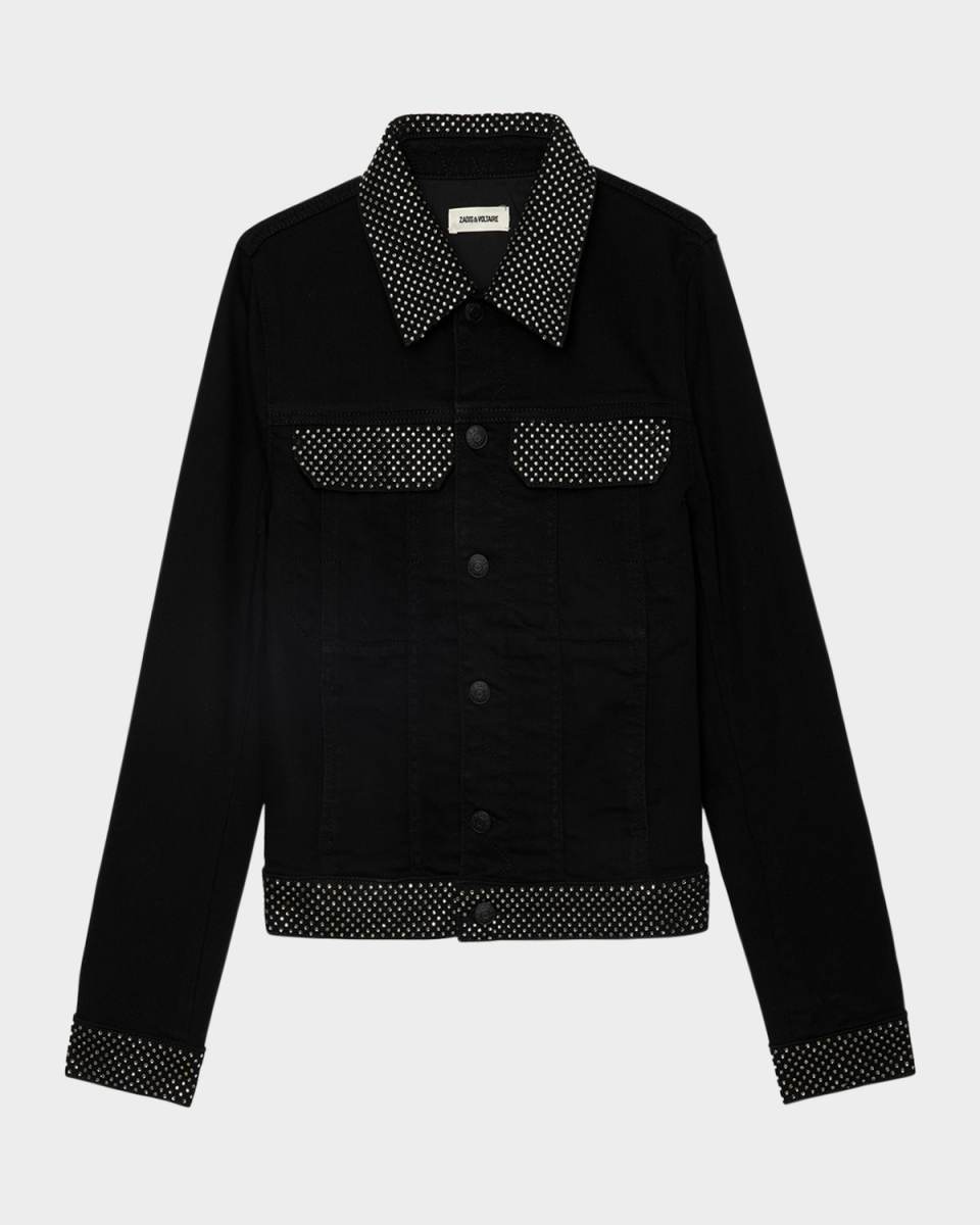 Kioky Embellished Denim Jacket